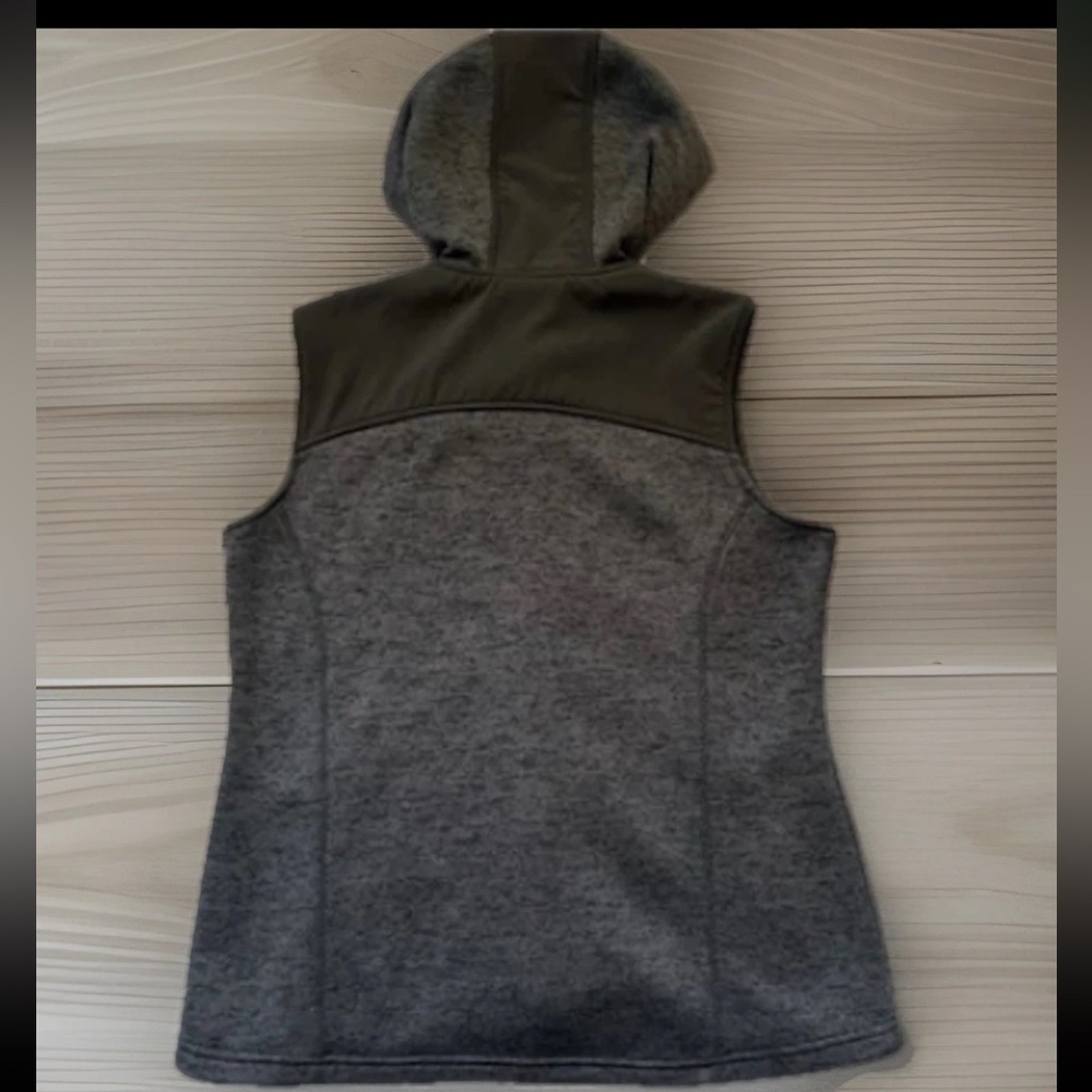 FOSSA Vest Womens Small Charcoal Gray Black Apparel District Fleece Zip Up #9949 - Picture 8 of 14